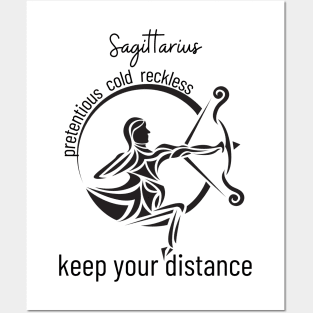 Funny Zodiac - Sagittarius Posters and Art